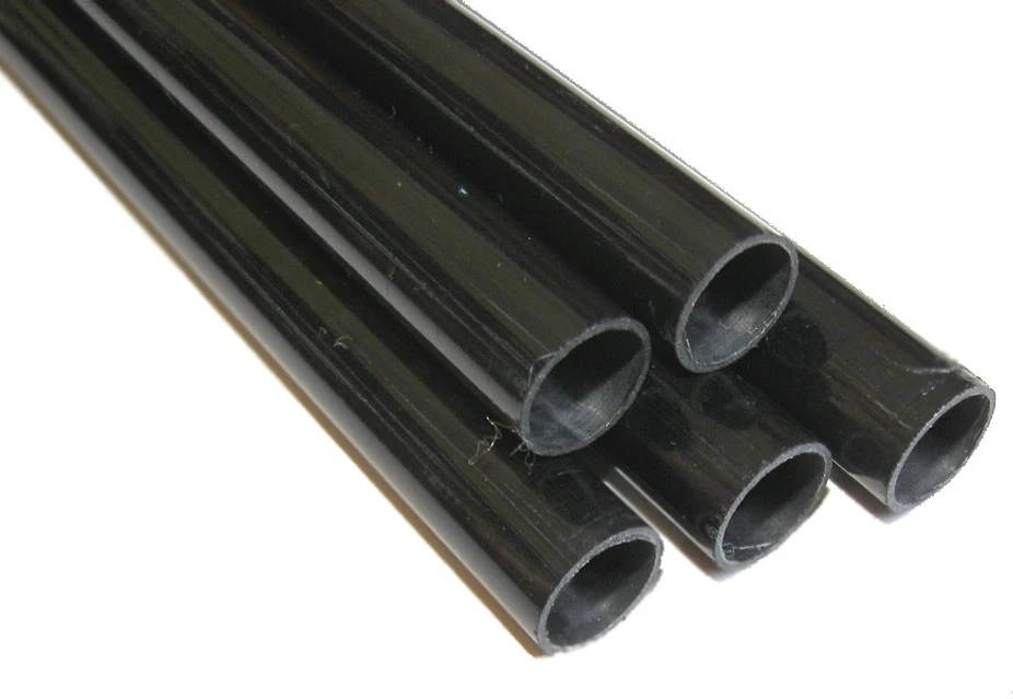 11mm - 5.5mm X 1m Tapered Carbon Boom