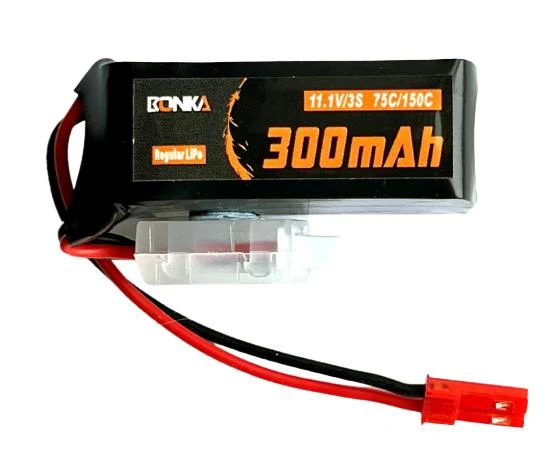 Bonka LiPo 3S 300mAh 11.1V 75C JST