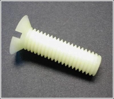 M3x10 Mm Countersunk Slot End Nylon Screws (5)