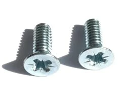 M4x20 Mm Countersunk Pozi/Phillips Steel Screws (5)