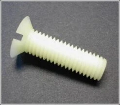 M4x25 Mm Countersunk Slot End Nylon Screws (5)