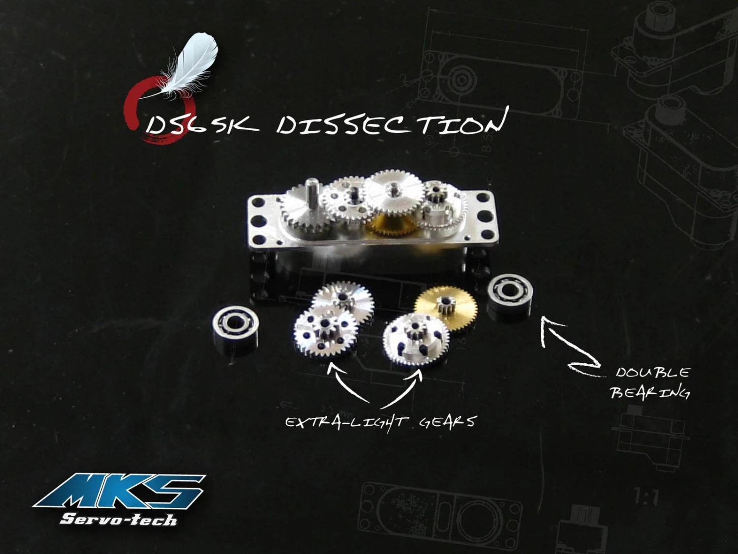 MKS DS65K Servo - 2.2Kg.cm 0.15s 6.5g 9mm - Image 5